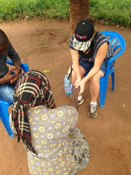 visiting the widows and praying