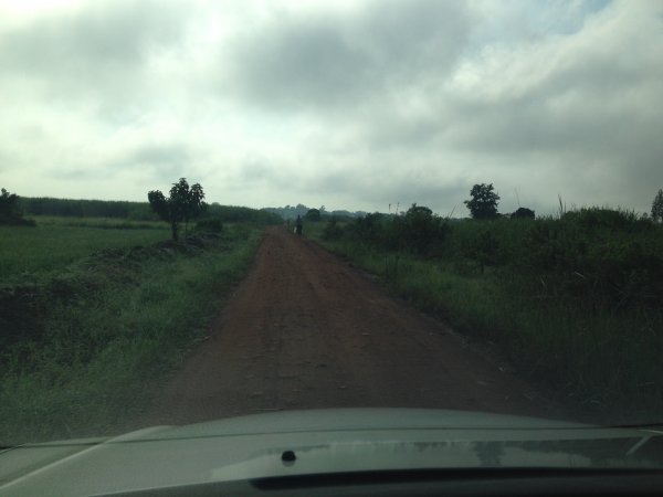 driving through the country