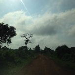 driving through the country