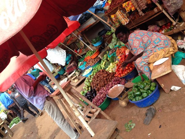 in the market