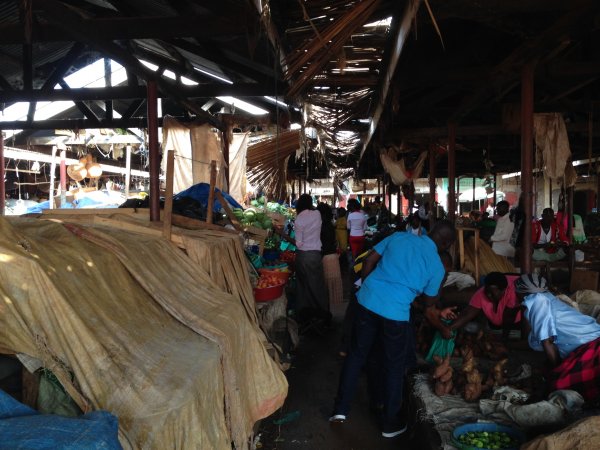 in the market