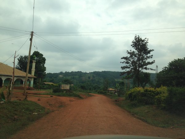 driving through the country