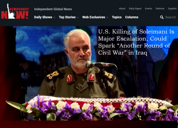 The assassination of Qassem Soleimani