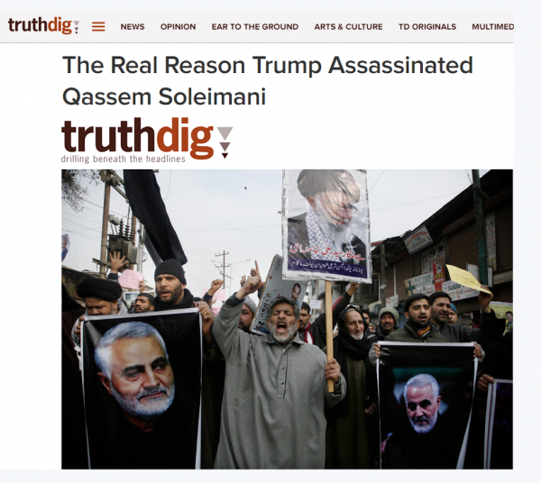 The assassination of Qassem Soleimani