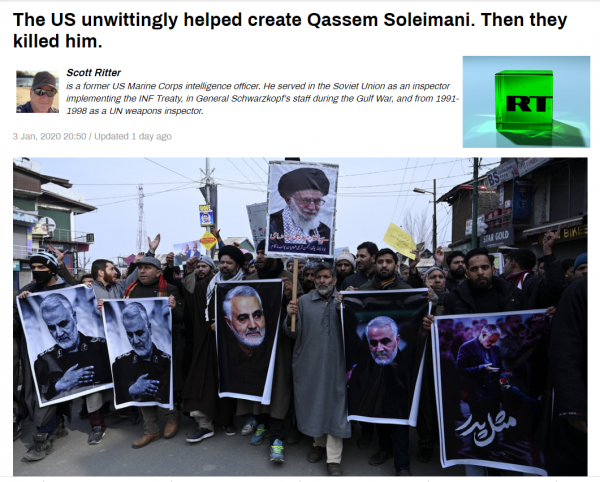 The assassination of Qassem Soleimani