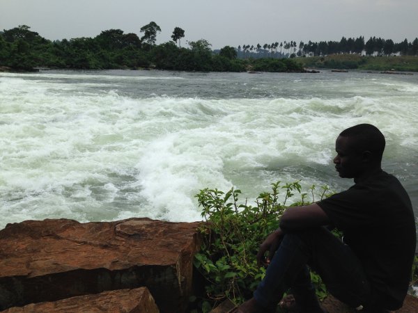 Nile River rapids Jinja