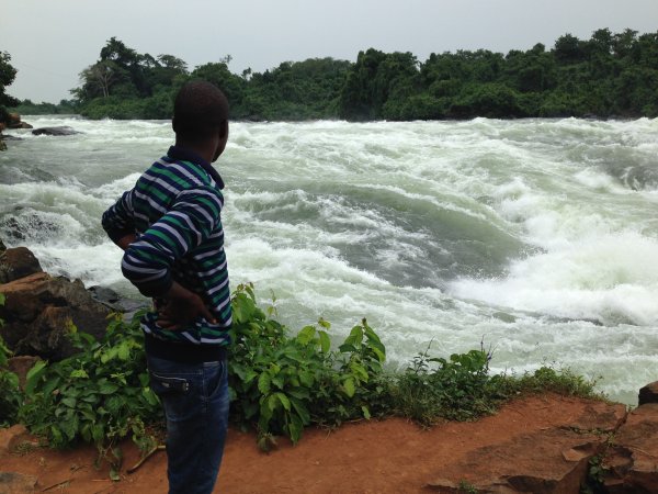 Nile River rapids Jinja