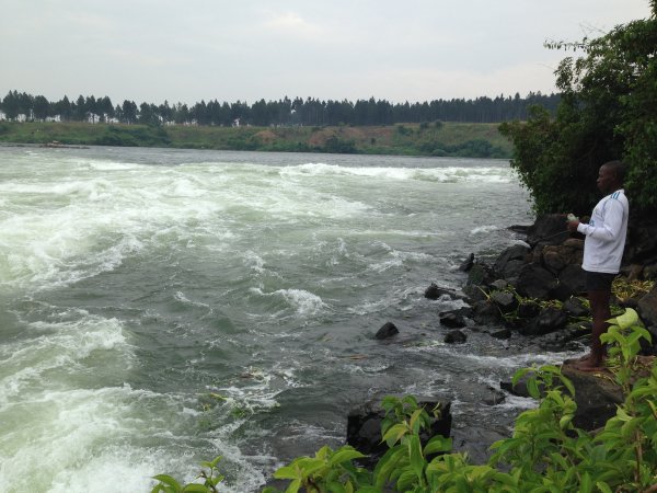 Nile River rapids Jinja