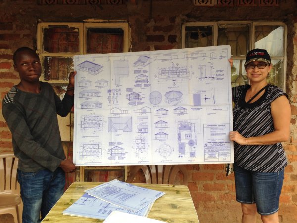 blueprints for the new orphanage