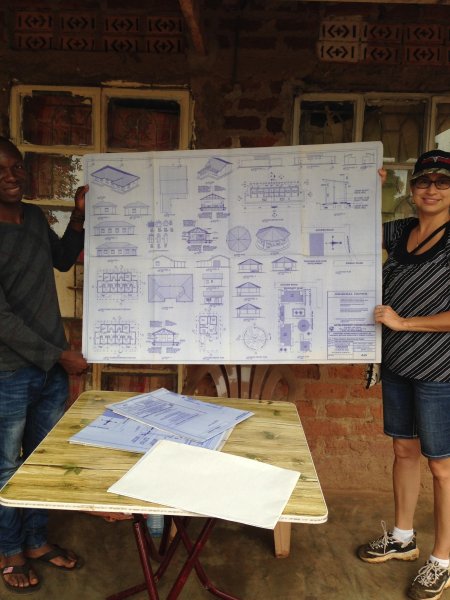 blueprints for the new orphanage