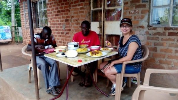 at the orphanage
