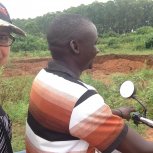 riding a boda boda