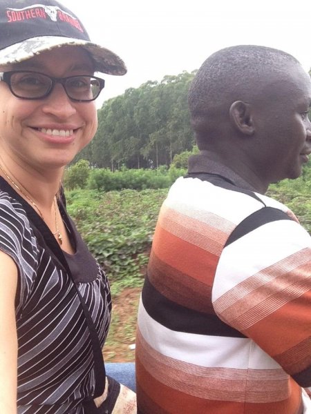 riding a boda boda