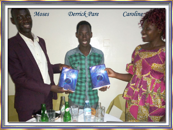 Derrick Pare Receiving his Urantia Book at the first Urantia Uganda August 2020 Planning Committee Meeting on Sept 5th 2019