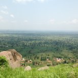 climbing a mountain
