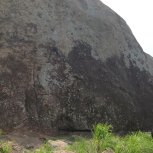 climbing a mountain