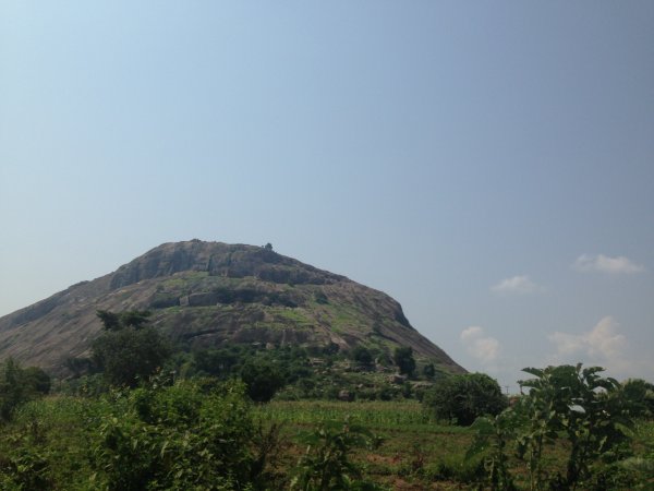 climbing a mountain