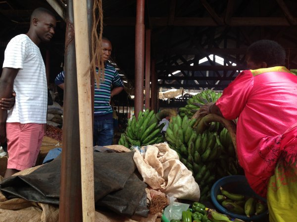 in the market