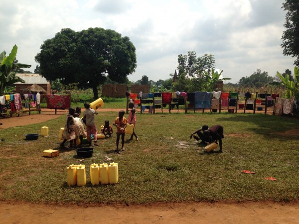 at the orphanage