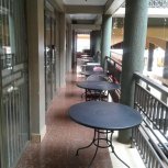 Jinja City Hotel Courtyard Balcony 