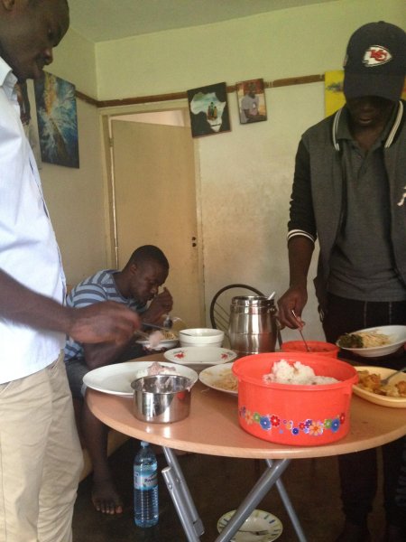 Lunch at Daniel's house