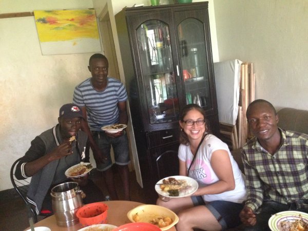 Lunch at Daniel's house