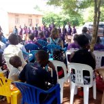 Church service in the village