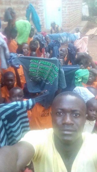Children received new clothing 