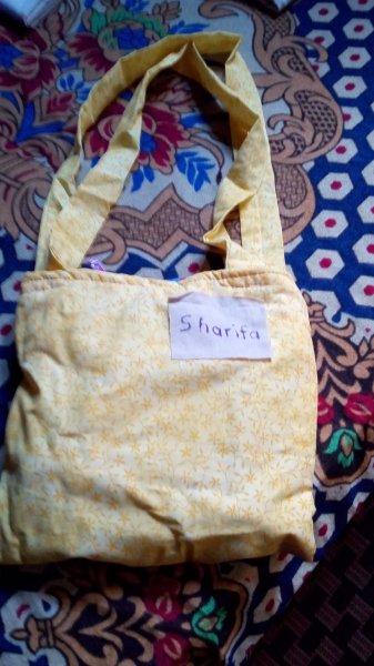 Sharifa's dress. 