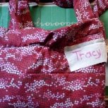 Here is a dress donated to the Tracy Kalida.