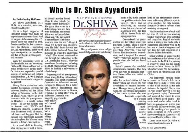 Dr Shiva Ayyadurai