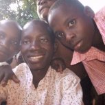 Kirunda Sula with the children 