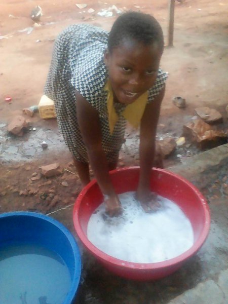 Washing clothes