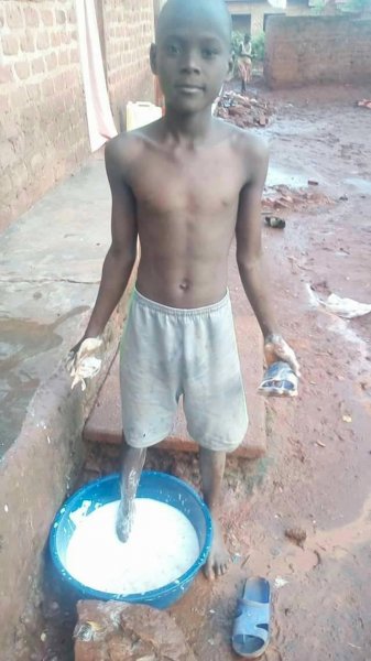 Bathing time.