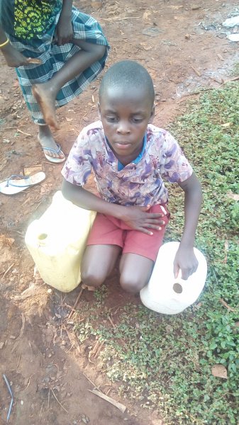 Fetching water