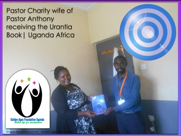 PastorCharitywifeofPastorAnthonyreceivingtheUrantiaBook