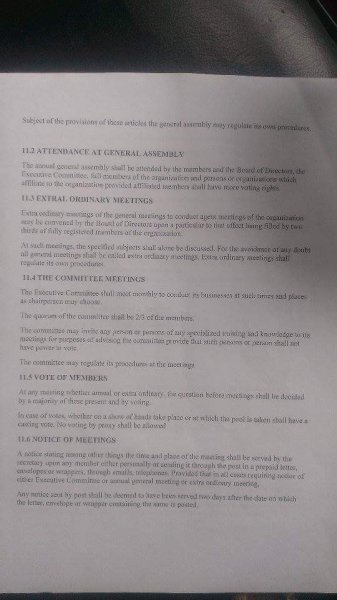 Samaritan Foundation Orphanage Constitution 