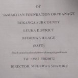 Samaritan Foundation Orphanage Constitution 