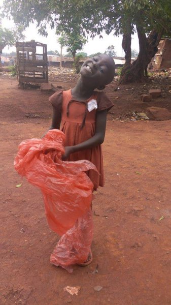 Hadiza a child at SAFO is adopted.