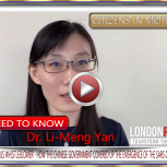 Dr. Li-Meng Yan CORONAVIRUS WHISTLEBLOWER - HOW THE CHINESE GOVERNMENT COVERED UP THE EMERGENCE OF THE SARS COV-2 VIRUS