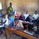 Students studying the definition of words found in the Urantia Book