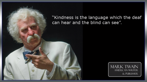 Mark Twain Kindness