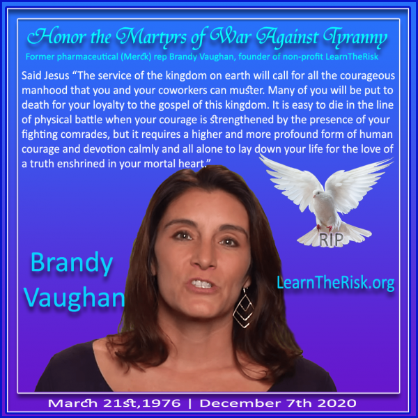 Brandy Vaughan March 21st 1976 | December 7th 2020