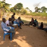 Meeting and sharing with the people of Kanantale 