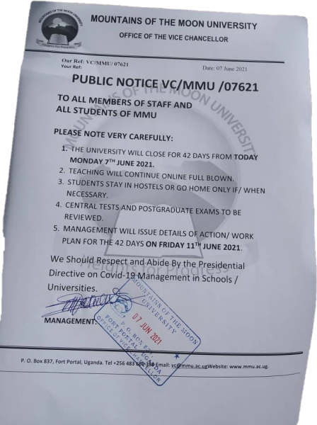 School Notice