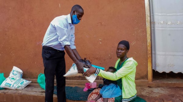 Serving our Community during the Lockdowns in Garuga Uganda