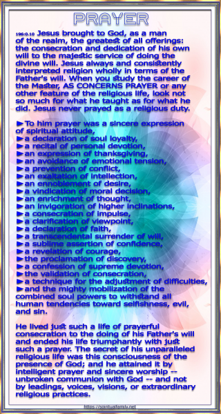 On Prayer