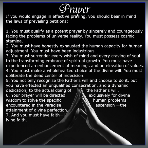 On Prayer