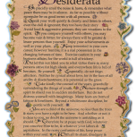 The Desiderata 