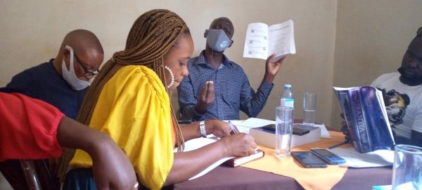 2021-11-16 Delegates from Congo planning a Urantia Book conference for the DR Congo in Goma